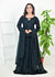 Black Luxury Embroidered Chiffon 3PC Maxi Set