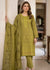 Sage Meadow – Olive Green Premium Embroidered Lawn 3PC Kurta Set