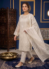 Afsana White Organza – Formal Festive Edit
