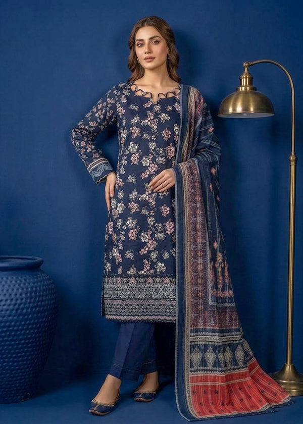 Ebony Garden Linen Suit – 3PC