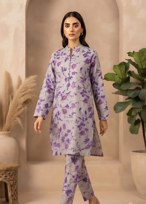 Floral Printed Lawn 2-Piece Unstitched Suit