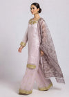 Pastel Pink Premium Silk 3PC Embroidered Dress