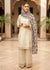Cream Embroidered Raw Silk Kurta Set with Printed Dupatta