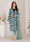 Mint Green Printed Lawn Kurta Set with Dupatta