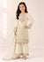 Pure White – Premium Embroidered Kids 3PC Kurta Set