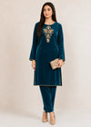 Deep Navy – Luxury Handmade 2PC Velvet Suit
