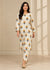 2 Pc Floral Printed Off-White lawn 2-Piece Co-ord Set