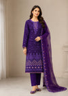 Premium Embroidered Linen 3PC Suit with Chiffon Dupatta