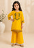 Yellow Chiffon Kids Festive 2-PC Gharara