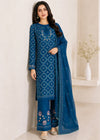 Ocean Teal – Premium Festive 3PC Suit
