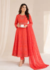 Petal Muse –Coral PInk Luxury 3PC Maxi Dress