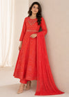 Petal Muse –Coral PInk Luxury 3PC Maxi Dress