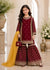 Maroon Charm – Kids Festive Embroidered Ghaar