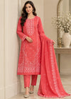 Sunveil Bloom – Premium Embroidered Lawn 3PC Dress with chiffon Dupatta