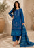 Lagoon Bloom – Blue Premium Embroidered Lawn 3PC Kurta Set