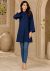 Sutar Plain Navy Blue Shirt