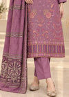 Elegant Lilac Embroidered 3-Piece Kurta Set with Dupatta