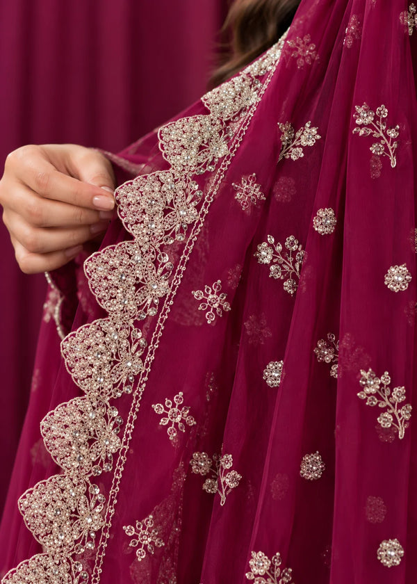 Rang-o-Noor — Gul-e-Rang Magenta Festive Gharara