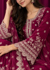 Rang-o-Noor — Gul-e-Rang Magenta Festive Gharara