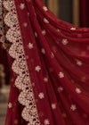 Rang-o-Noor — Laal Anmol Maroon Festive Gharara
