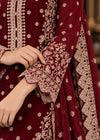 Rang-o-Noor — Laal Anmol Maroon Festive Gharara