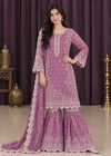 Rang-o-Noor — Lilac Mehfil Lilac Festive Gharara