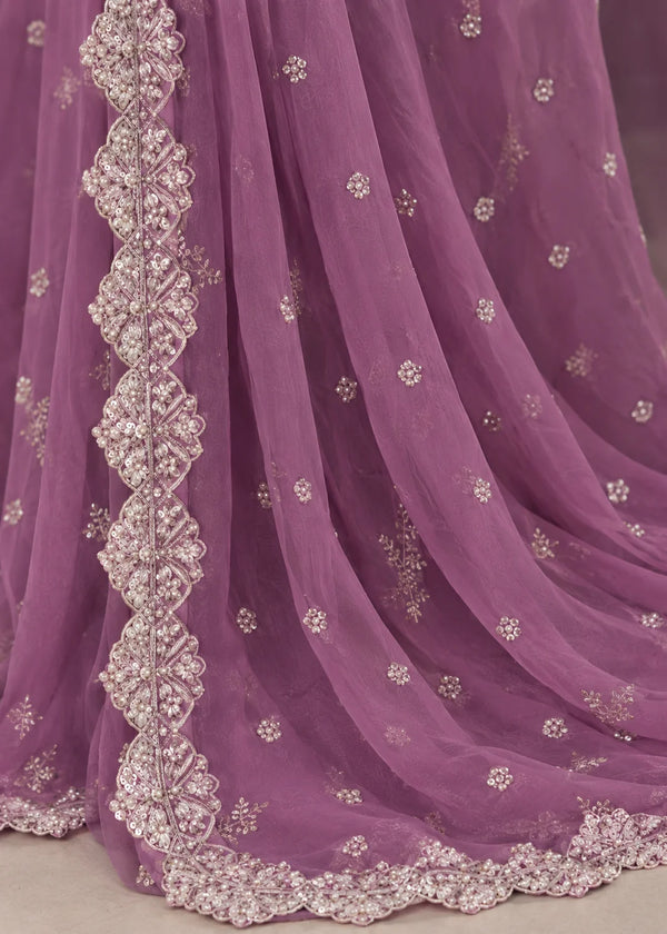 Rang-o-Noor — Lilac Mehfil Lilac Festive Gharara