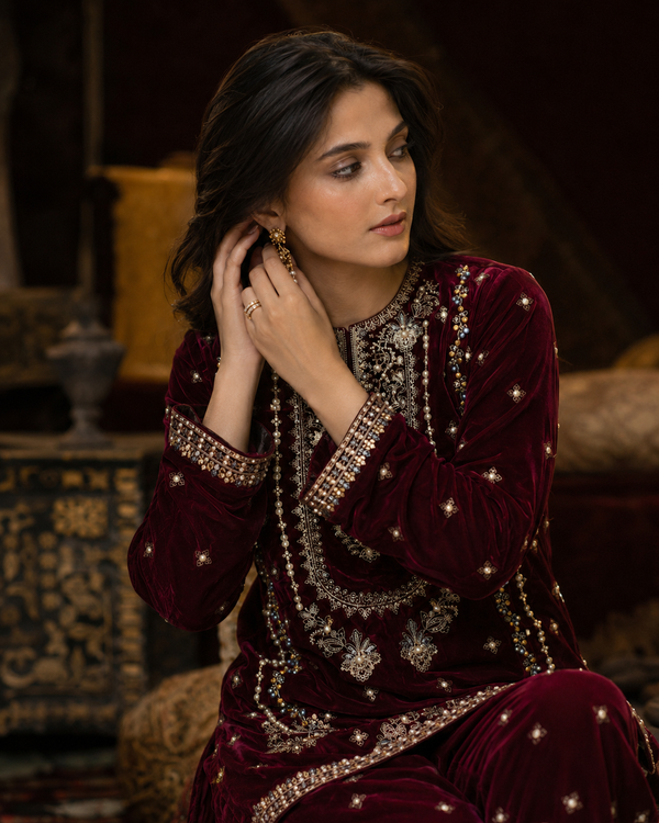 Velvet Burgundy Noir