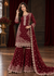 Rang-o-Noor — Laal Anmol Maroon Festive Gharara