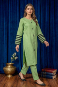 Soft Apple Green – Pastel Green Premium Stitched Lawn 2PC Kurta Set