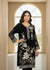 Zarposh Navy – 2PC Velvet Back Embroidered with Plain Trouser