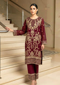 Sang-e-Maroon | A Velvet Statement