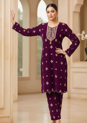 Imperial Amethyst – Luxe Velvet Ensemble