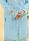 Sky Blue Grace – Designer Embroidered Kurta Set