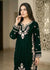 Dark Green – Luxury Embroidered Velvet 2PC Kurta Set