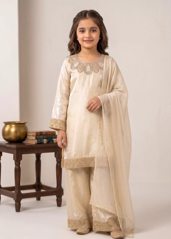Golden Royale – Golden Luxury Silk 3PC Dress