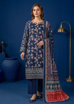 Ebony Garden Linen Suit – 3PC