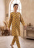 Mustard Printed Lawn 2-Piece Unstitched Suit