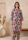 Floral Printed Cotton Kurta Set