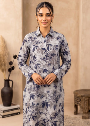 Printed Lawn Unstitched Shirt Piece with Floral Design