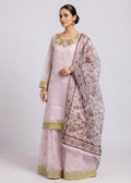 Pastel Pink Premium Silk 3PC Embroidered Dress