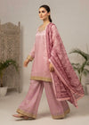 Blush Royale – Pastel Pink Luxury Embroidered Silk 3PC Dress with Net Printed Dupatta
