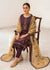 Embroidered Brown Kurta Set with Beige chiffonDupatta