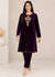 Purple – Luxury Handworked Velvet 2PC Kurta Set
