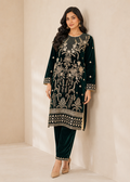 Verdant Noir | Dark Green Velvet Statement