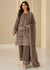 Caramel Glow – Premium Embroidered Chiffon 3PC Set