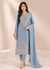 Powder Blue Glow – Luxury 3PC Chiffon Outfit