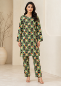 Green Geometric Digital Print Co-ord Set