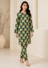 Green Geometric Digital Print Co-ord Set
