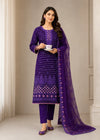 Premium Embroidered Linen 3PC Suit with Chiffon Dupatta